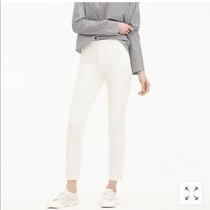Jcrew martie pant sz 8 white NWOT